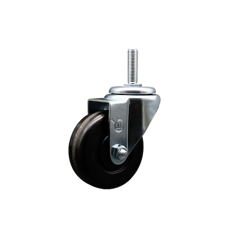 Service Caster 35 Inch Phenolic Wheel Swivel 34 Inch Threaded Stem Caster Service Caster SCC-TS20S3514-PHR-34212